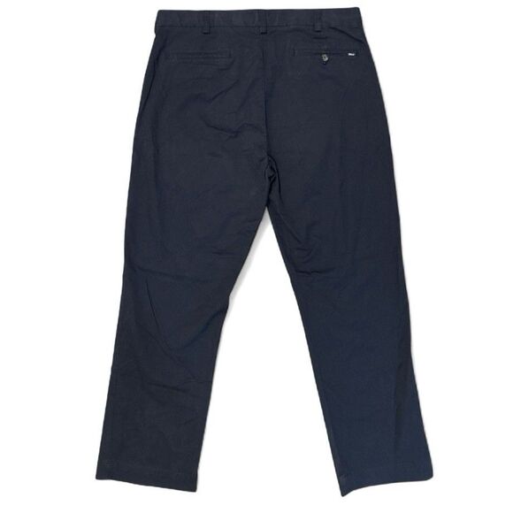Polo Ralph Lauren Mens Stretch Classic Fit Pants 34X30 Navy Blue Chino Trousers - Picture 2 of 9